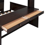 Letto a soppalco full-size con letto singolo indipendente