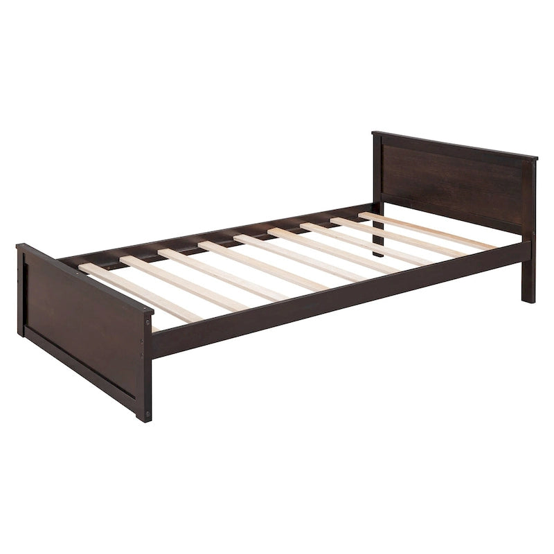Letto a soppalco full-size con letto singolo indipendente