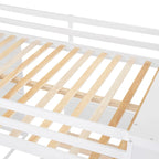 Letto a soppalco full-size con letto singolo indipendente