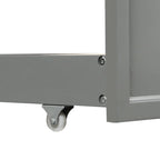 Divano Letto con Struttura in Legno, Formato Singolo con Letto Estraibile, Divano Letto Singolo