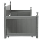 Divano Letto con Struttura in Legno, Formato Singolo con Letto Estraibile, Divano Letto Singolo