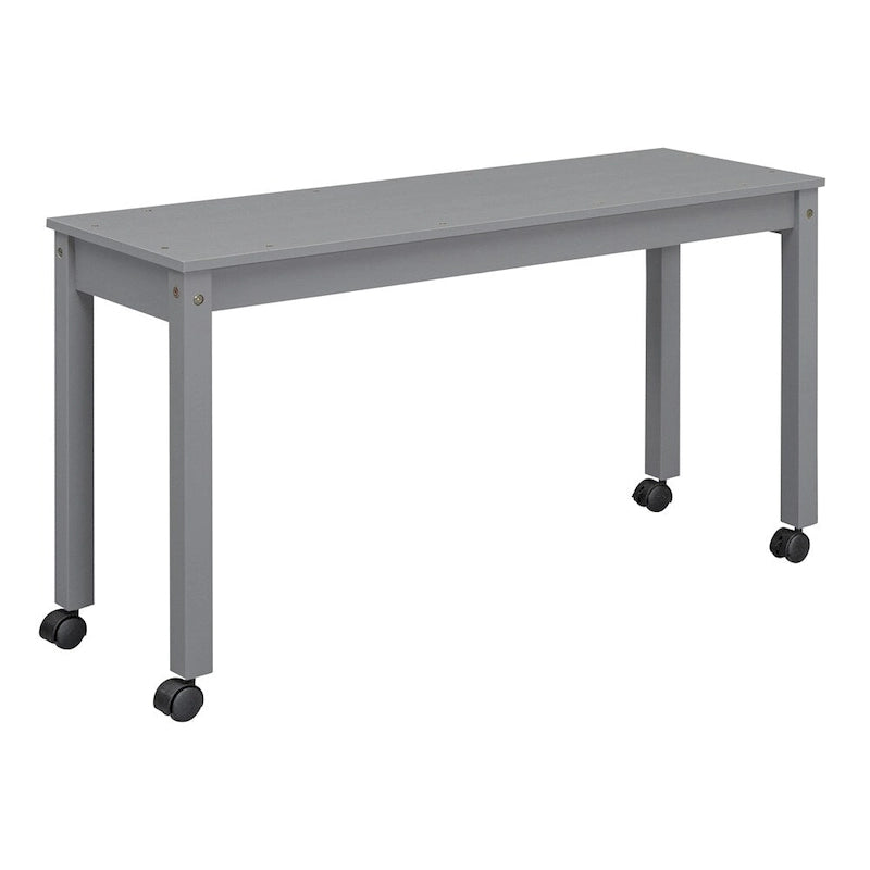 Letto a soppalco singolo con scrivania estraibile e 4 cassetti contenitori