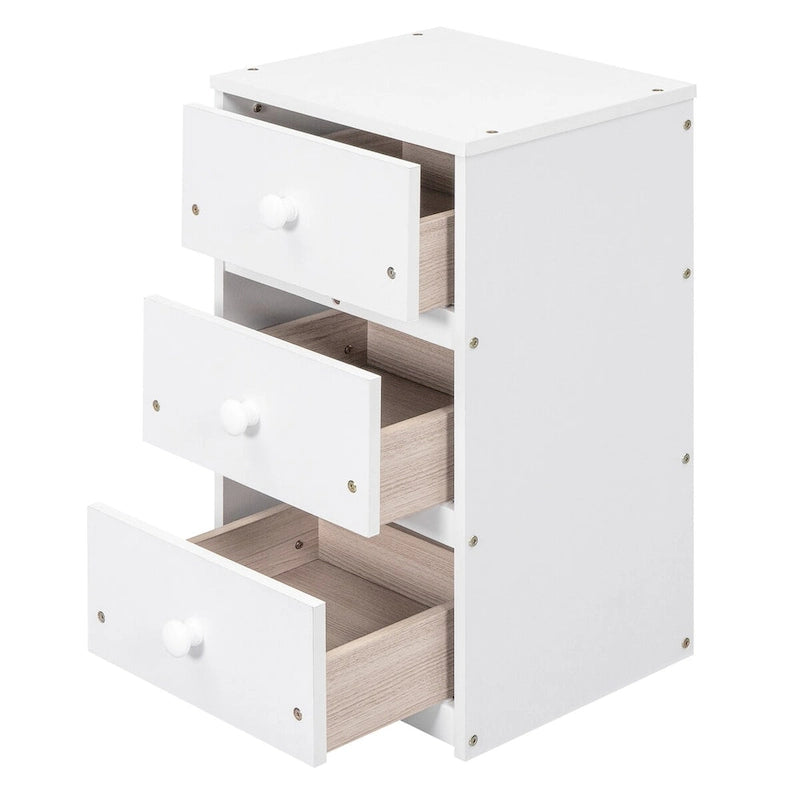 Letto a soppalco matrimoniale/full size con scrivania, mensole portaoggetti, cassetti, luce LED e stazione di ricarica – Bianco